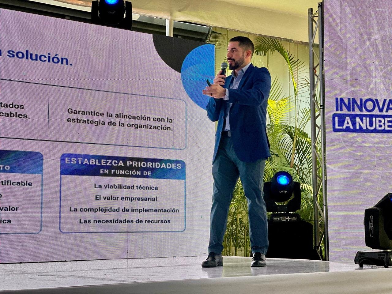 Allan Rodezno speaking at AWS Partner Summit 2026